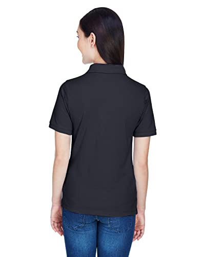 Harriton Ladies' 5.6 Oz. Easy Blend™ Polo M Navy #TOP1
