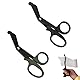 2 Stück Schwarz Und Grün Verbandschere,Rettungsschere,Medizinische Verbandschere,Pflasterschere,Rettungsdienst,Trauma-Scheren,15cm Bent Stealth,für Krankenschwestern,Medizinstudenten,Notaufnahme