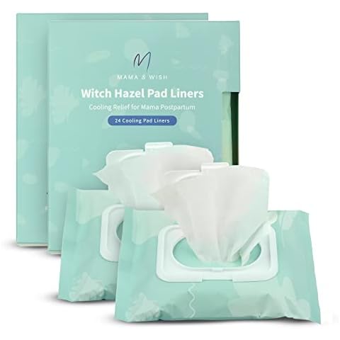 Mama & Wish Witch Hazel Pad Liners for Postpartum Care 2 Pack Cover
