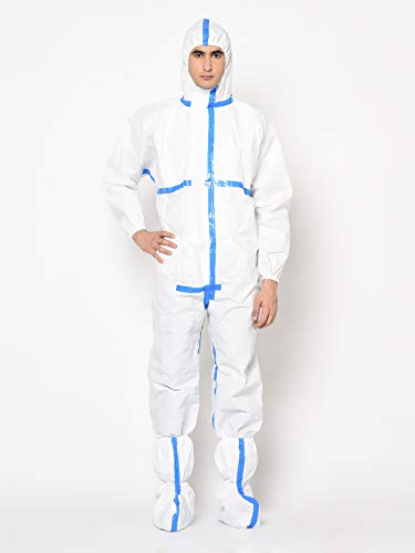 Certified Laminated Seam Taped Protective PPE Coverall Suit