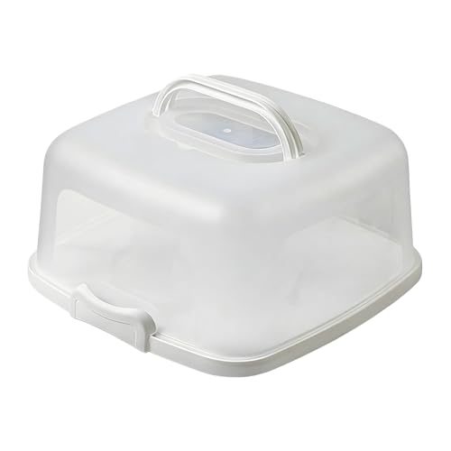 Reise-Kuchenträger – Wiederverwendbarer Lebensmittel-Aufbewahrungsbehälter, 10-Zoll-Kuchen-Transportkoffer | Verwenden Sie Kuchen, Cupcake, Dessert, Muffin, Gebäck, Brot, , Kekse, Outdoor, Zuhause