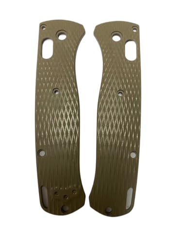1 Pair Custom G10 Scales Handle in Sand Color Fits for Bugout 535 DIY Making Accessory