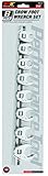 Performance Tool W351 SAE Crowfoot Wrench Set, 8-Piece