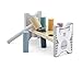 VIGA, Klopfbank ab 1 Jahre, Hammerbank Holz, Hammerspiel ab 1 Jahre, Holzklopfbank für Kinder, enthält 1 x Holz Hammer, 6 Klopfstifte, Kinderwerkbank, Holzspielzeug