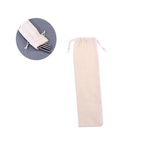 Garneck Lightweight Straw Carrying Case Reusable Straws Bag Holder for Daily Use