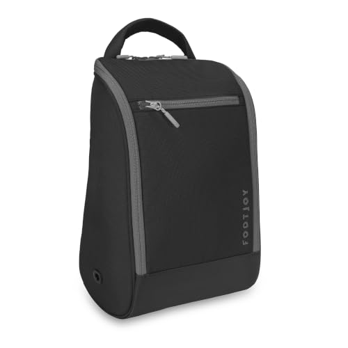 Footjoy Sac à chaussures de golf Deluxe, Noir, 9.5x13x5