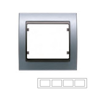 Bjc Mega marco 4 elementos horizontal zamak aluminio prusia para conectar cuatro mecanismos