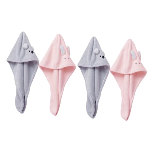 Beaupretty 2 Juegos Gorro De Pelo Seco con Orejas De Conejo Hurones Periquitos Goteros para Aceites Esenciales Pegatinas para Taza con Interruptor De Luz Individual Alfombra 2 Piezas * 2