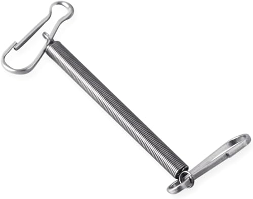 Silver Spring With 2 Clips Used Singly Or In Combination To 