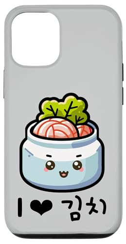 Lindo, amante de la comida Kawaii, me encanta el kimchi Carcasa para iPhone 12/12 Pro
