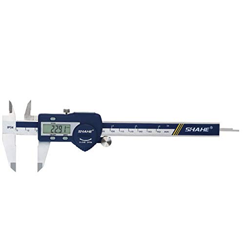 Pie De Rey Acero Inoxidable endurecido 0-150 mm Calibrador Digital Messschieber Caliper Vernier Electronic Micrometro 72 (Color : 0 200mm)
