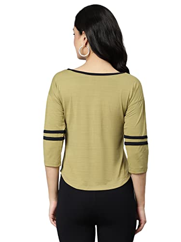 Image of OM SAI LATEST CREATION Women's New 3D Printed Lycra 3 /4 Sleeve Regular Fit Office wear,Casual wear Western Top