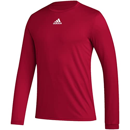 T-shirt manches longues adidas Pregame BOS pour homme taille S