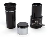 Celestron 21045 PowerSeeker 114EQ – Teleskop PowerSeeker 114EQ zawiera dwa okulary, soczewke Barlowa, statyw z regulacja wysokosci i elegancka tacke na akcesoria, czarny