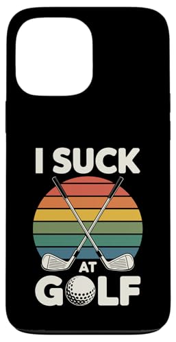 I Suck At Golf Loser Dad ȃW[N St X}zP[X iPhone 13 Pro Max p