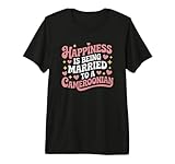 Camaroon Wife, Happiness is Being Married to A Cameroonian Premium Tri-Blend T-Shirt