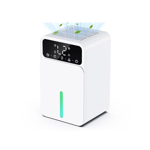 Deshumidificateur d air1500ML, Déshumidificateur d air Electrique avec 12H de