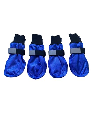 Best Dog Boots for Sled Dogs: Top Picks & Reviews 12 LONSUNEER Winter Paw Protector Dog Boots for X-Large Dogs, Waterproof Dog Booties, Warm Dog Shoes Soft Sole Nonslip and Reflective Set of 4 Color Blue Size XL