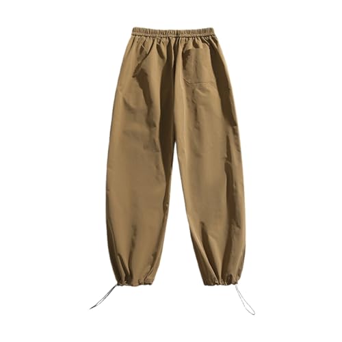 Men's Casual Pants Loose Fit Elastic Waist Comfortable Joggers Breathable Lightweight Summer Autumn Trousers with2