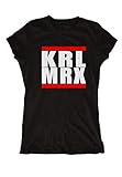 Rundhalsausschnitt Karl Marx Run DMC Style Girlie