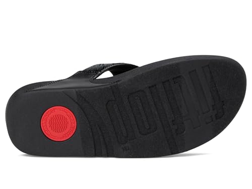 Image of FitFlop Lulu Sequin Toe-Post Sandals | Party Sandals