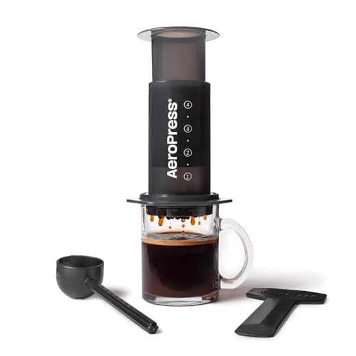 AeroPress Original Coffee and Espresso-style Maker, Barista Level Portable Coffee Maker with Chamber, Plunger, & Filters, Quick Coffee and Espresso Maker