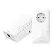 Produktbild STRONG - Powerline 1000 Duo Wi-Fi EU Set - Powerline 1000 Mbps + WLAN Adapter 1200 Mbps, Fast-Internetzugang - integrierte Steckdose - 300 m Reichweite - Für alle Router - Hotspot + Ethernet - weiß