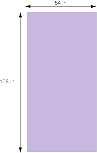 Miniatura 7 de DecorRack Paquete de 24 manteles rectangulares, de plástico sin BPA, 54 x 108 pulgadas, manteles para mesa de comedor, fiestas, pícnic, campamento y