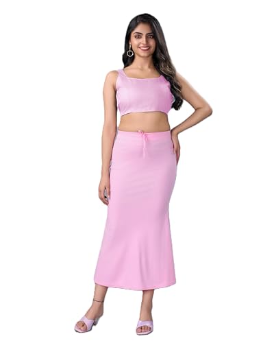 Image of LADLA FASHION] Women's Saree Shapewear - Mermaid Cut Saree Shaper Petticoat with Side Slit,