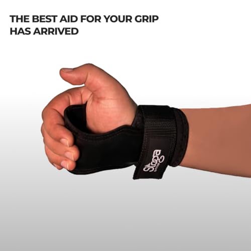 Image of Stoga PowerGrip Lifting Straps | All-in-One Weightlifting Straps with Wrist Support, Non-Slip Pad for Deadlifts, Pull Ups & Gym Workouts