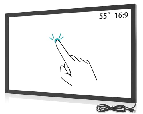 Image of 55 Inch Multi 10 Points IR Touch Screen Overlay,IR Infrared Touch Frame Driver Free with USB Interface