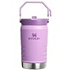 STANLEY IceFlow 2.0 Flip Straw Jug with Handle 40 oz | Twist On Lid and Flip Up Straw | Leakproof for Travel and Sports | Insulated Stainless Steel |BPA-Free | Lilac