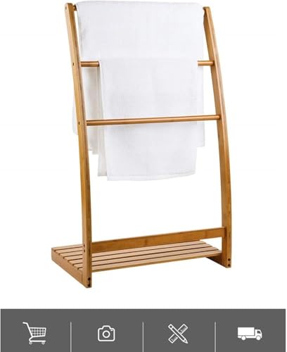 3tiertowelrackquiltrackstandbamboostandingtowelrackfreestandingbeachtowelholderrackstanddryingrackwithbottomstorageshelfforlivingroombedroom Urban Country Home Decor 3 tier towel rack quilt rack stand bamboo standing towel rack free standing beach towel holder rack stand drying rack with bottom storage shelf for living room bedroom urban country home decor
