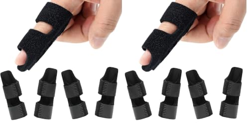 Image of NSKONGDODO 4 Pcs Trigger Finger Splints /Brace for Knuckle Immobilization,Broken Protector and Straightening Arthritis Relief,Pain Relief,Fits Index,Middle, Ring Fingers (Pack of 2)