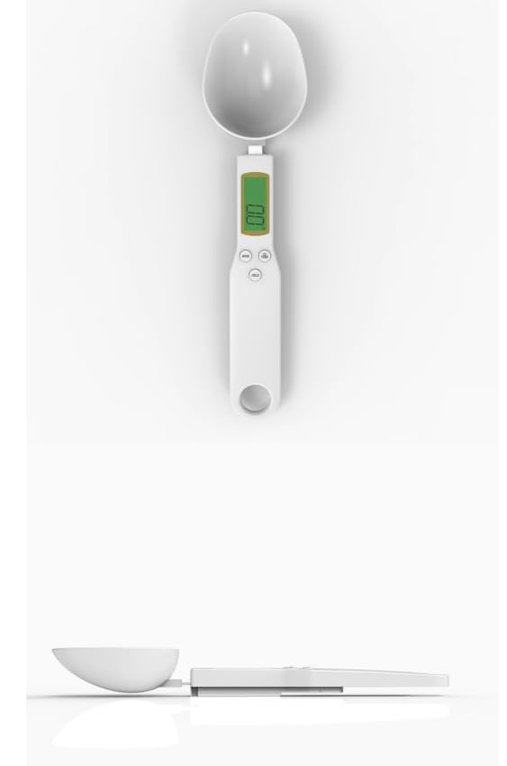 500g/0.1g High Precision Home Kitchen Plastic Scale Electronic Weighing Food Scale Spoon Digital Kitchen Scale