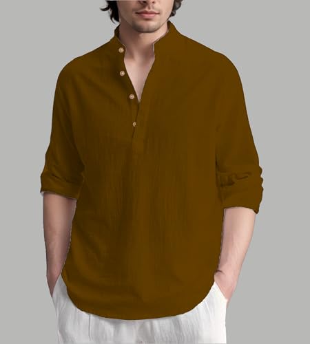 Image of Slim Fit Short Kurta for Men and Boys.(KRT BTN06, Navy Blue)