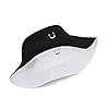MAZELIKEHOOD 1PC Bucket Hat Reversible Embroidered Foldable Cute Smile Bucket Hat Cotton Sun Visor Hat for Women Men #2