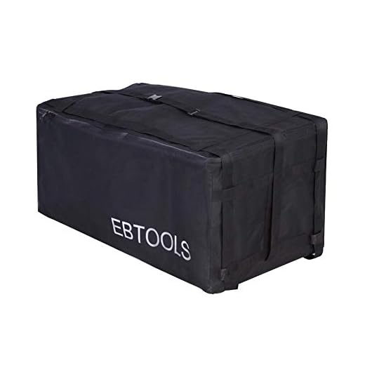 Keenso Car Roof Box Vattentät Bagagelåda Dragkrok Tak Car Bagage Bag på Car Dragkrok Bagageväska för Fordon Bilar Lastbilar SUV Skåp Tak Övre Bak