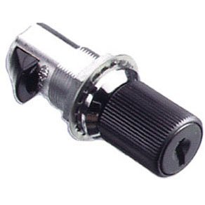 Southco 93-10-202-50 Push-to-Close Latch, Small Size, Key Locking, Zinc Alloy, Powder Coat, Black