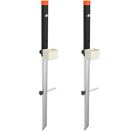 Casvexo 2-Pack Aluminum Surf Rod Holder