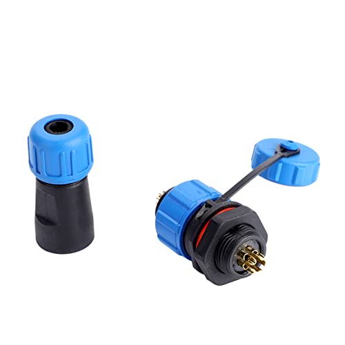 xuuyuu SP13�v���O�\�P�b�g�R�l�N�^ �h�����\�D�ꂽIP68�����v�p�v���X�`�b�N�O 5Pin �R�l�N�^�̌����ɍœK for�C���e���A�Ɩ� (5�s��)