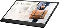 MSI PRO MP161 E2U 15,6 Zoll Full HD Portabler Monitor - 1920x1080 IPS, 60Hz, augenschonend, für PC, Laptop, Mobil, Lautsprecher, verbessertes Gehäuse & Kickstand, Mini-HDMI 2.0b, 2 x USB Type-C – Ansicht 4
