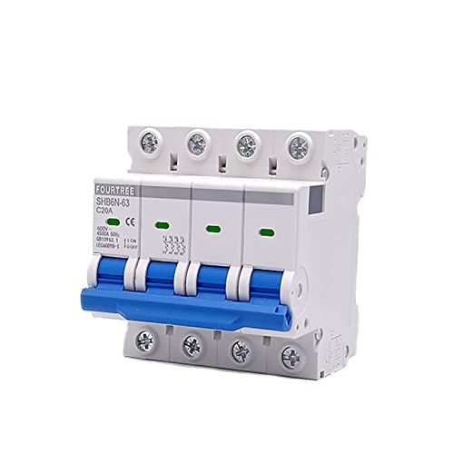 Mini disjoncteur 1 pôle Rail Din pour boîte de distribution électrique domestique - 6