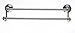 Top Knobs - Bath Double Towel Rod - Brushed Satin Nickel - Hex Back Plate (Tked7Bsnb)