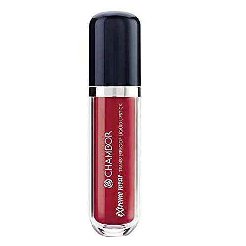Image of CHAMBOR Extreme Wear Transfer Proof Matte Liquid Lipstick, Romantic No.401, 6 ml