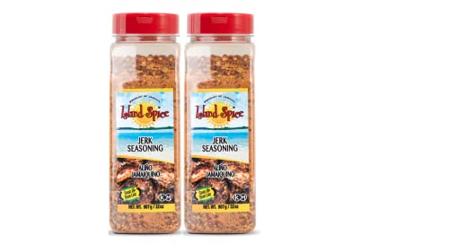 Island Spice Jerk Seasoning Product of Jamaica, Restaurant Size, 32