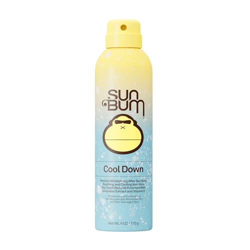Sun Bum Cool Down Aloe Vera Spray - Vegan After Sun Care to Soothe and Hydrate Sunburn - 6 oz