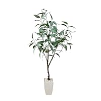 RAKU フェイクグリーン 人工観葉植物 140 cm ユーカリリ Amazon｜RAKU フェイクグリーン 人工観葉植物 140 cm ユーカリ