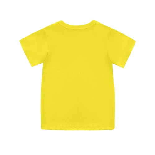 Image of Girls Hawaiian Print Beach T-Shirt Crew Neck Tops Summer Casual Short Sleeve Vacation Tees for Kids Teen 1-14 Years