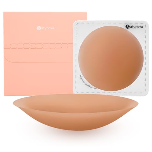 Image of Nipple Covers for Women，Reusable Silicone Adhesive Pasties | 2 Pairs,Waterproof,Sweat-Resistant,Ultra Thin,Reusable Silicone,Invisible Under Clothes，for Deep V Dresses & Wedding